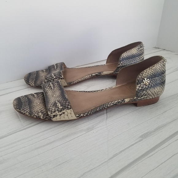 Tory Burch Savannah D'orsay Flats - Picture 2 of 15